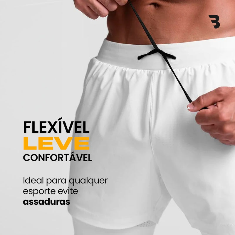 - Kit Shorts Dry-Fit™ de Compressão BZN - COMPRE 2 LEVE 4