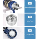 Garrafa Térmica em Aço Inoxidável 650ml / 850ml / 1100ml – Travel à Vácuo, Esportiva e Antivazamento