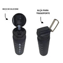 Kit 3 Garrafas Motivacionais 2L com Canudo – Squeeze Academia, Escola e Treino