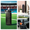 Kit 3 Garrafas Motivacionais 2L com Canudo – Squeeze Academia, Escola e Treino