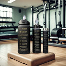 Kit 3 Garrafas Motivacionais 2L com Canudo – Squeeze Academia, Escola e Treino