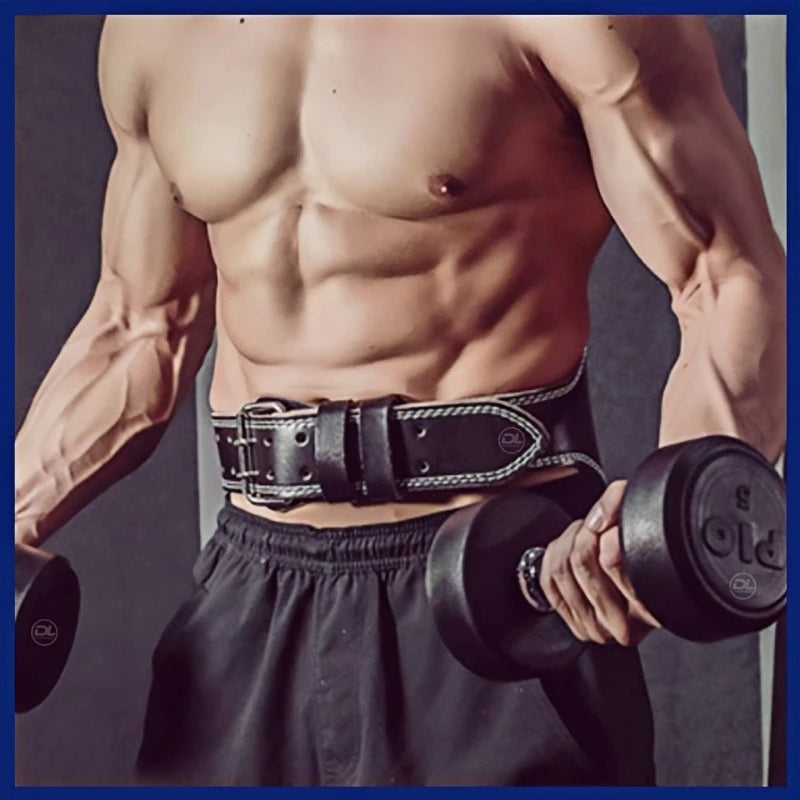 Cinturão de couro Para Academia AoLikes - Protetor de Lombar